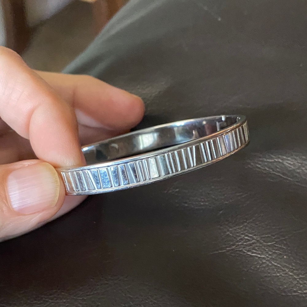 Silver Bangle Bracelet